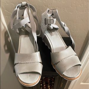 Sorel joanie wrap wedge sandal